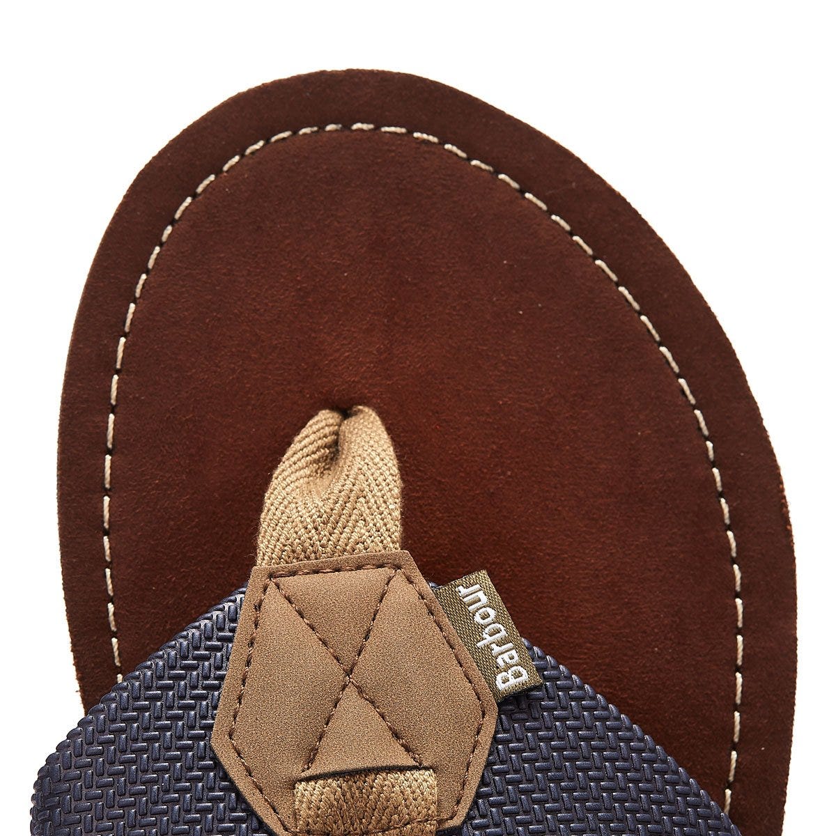 Barbour Toeman Mens Navy Flip Flops