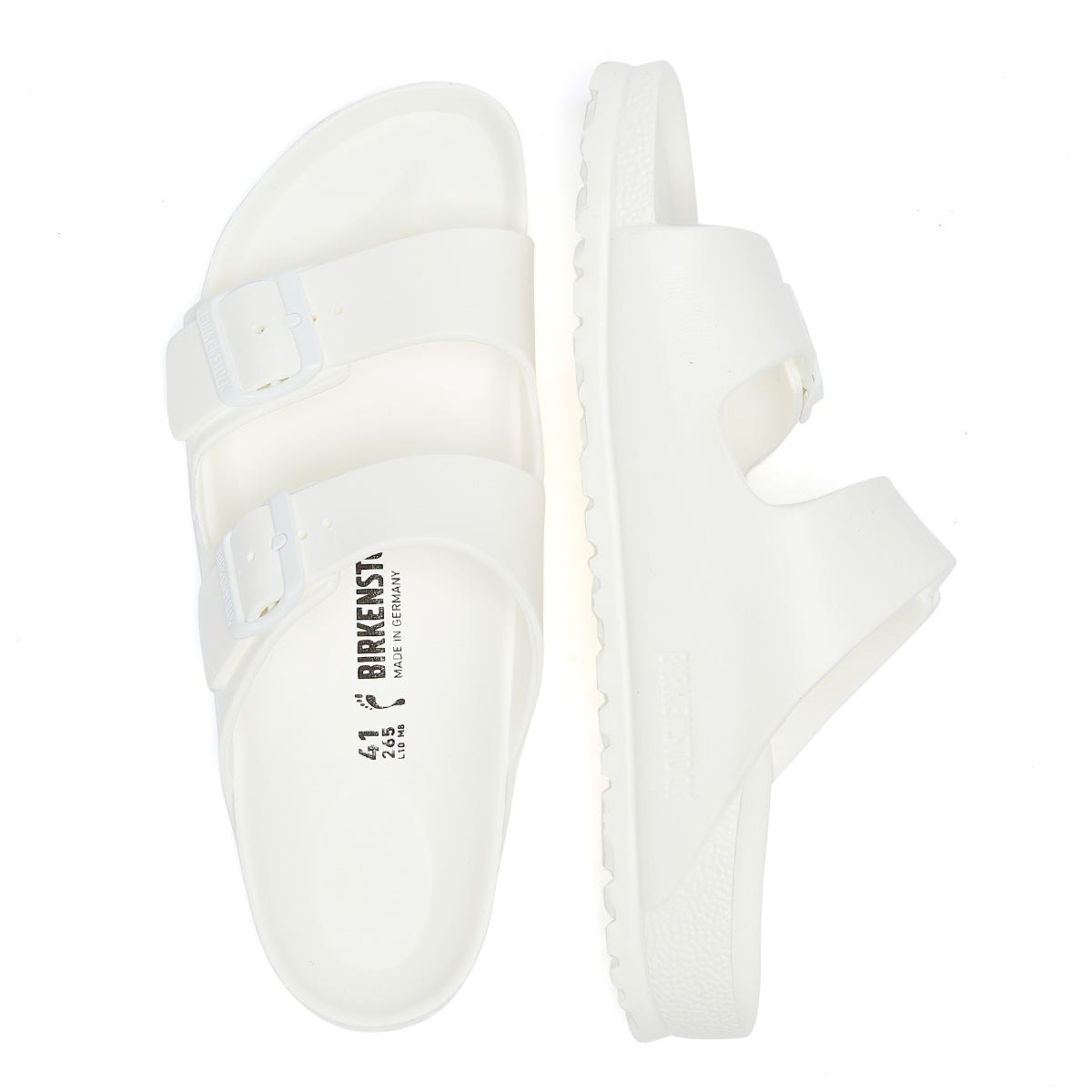 Birkenstock Womens White Arizona EVA Sandals
