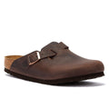 Birkenstock Boston Oiled Nubuck Habana Clogs