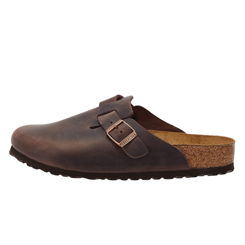 Birkenstock Boston Oiled Nubuck Habana Clogs
