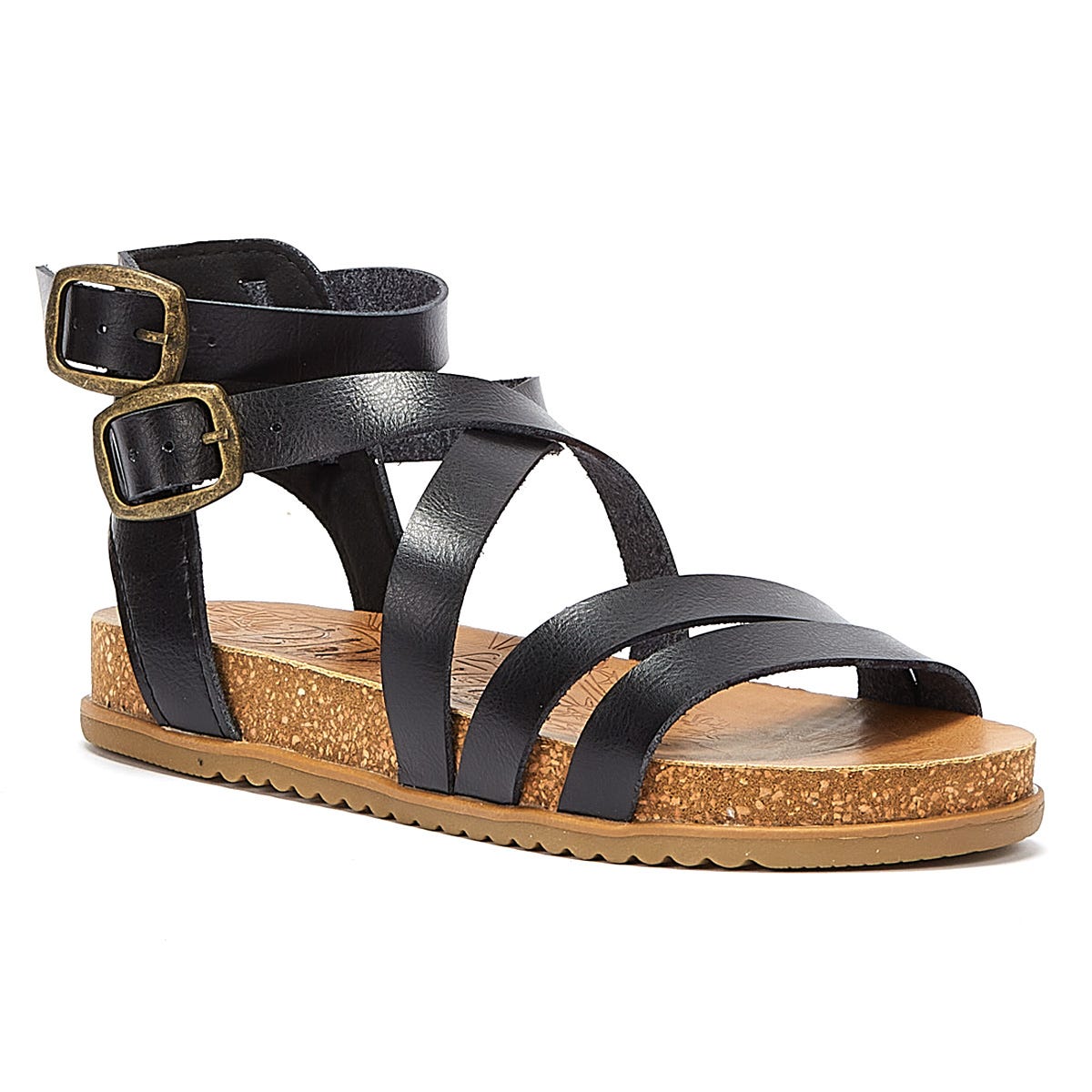 Blowfish Malibu Fandie Womens Black Sandals