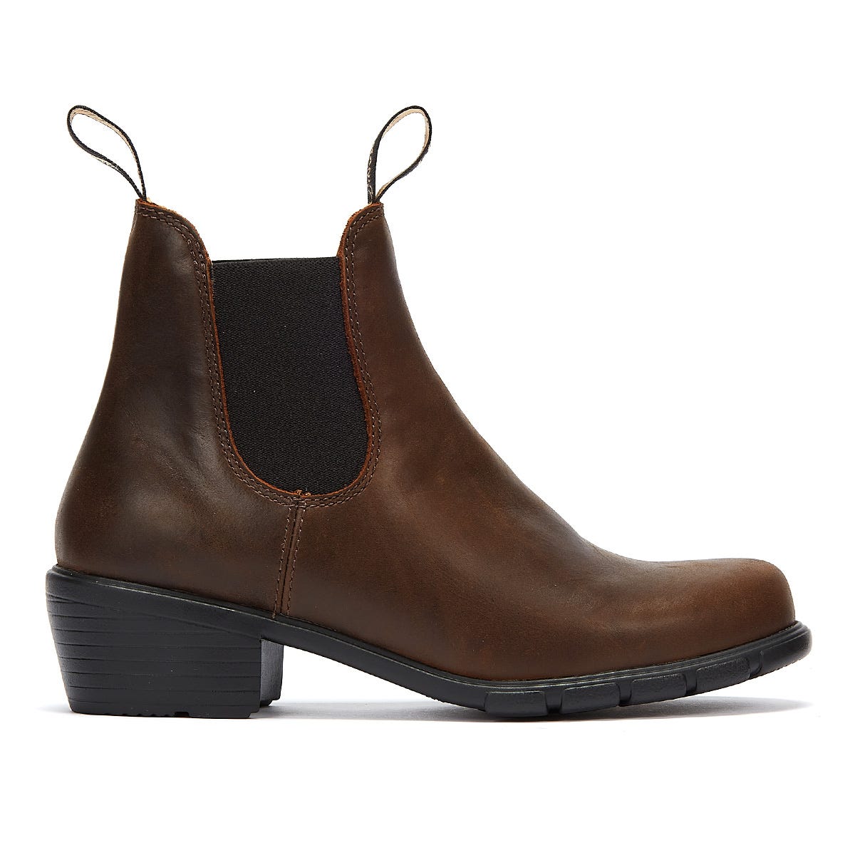 Blundstone Chelsea Heel Womens Brown Boots