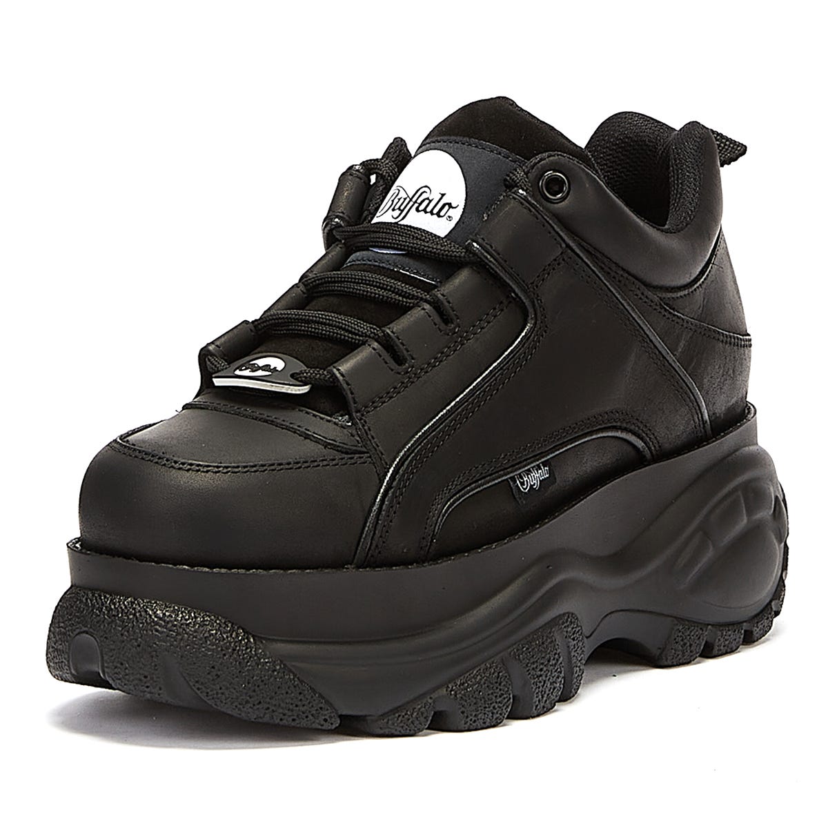 Buffalo London 1339-14 Womens Black Sneakers