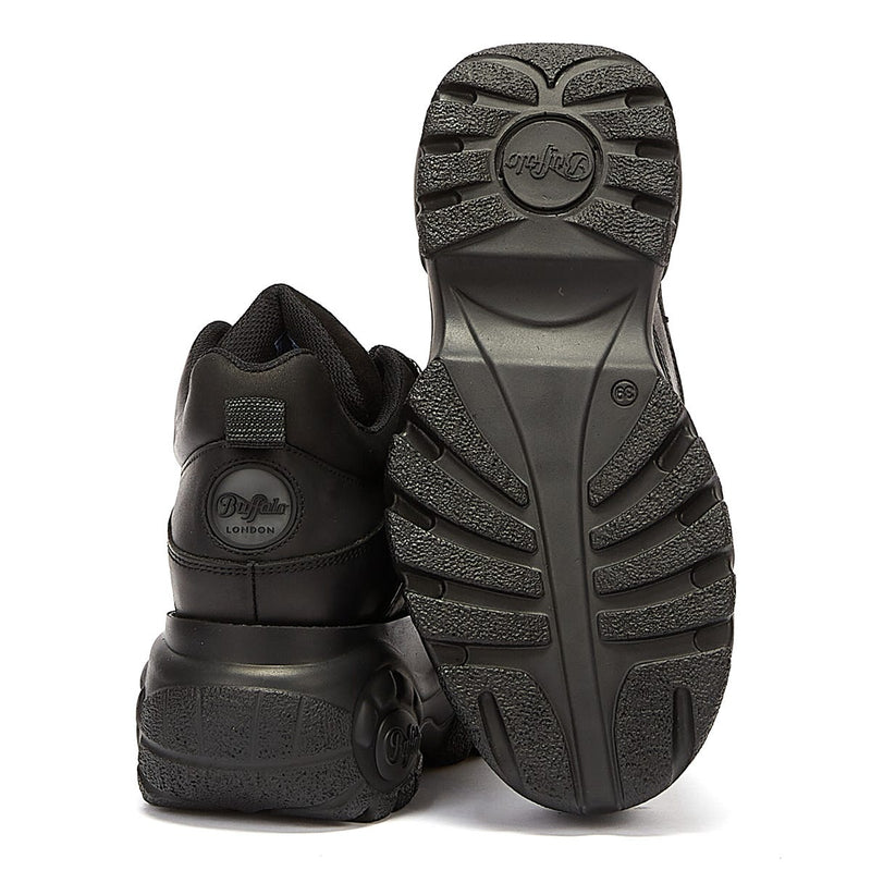 Buffalo London 1339-14 Womens Black Sneakers