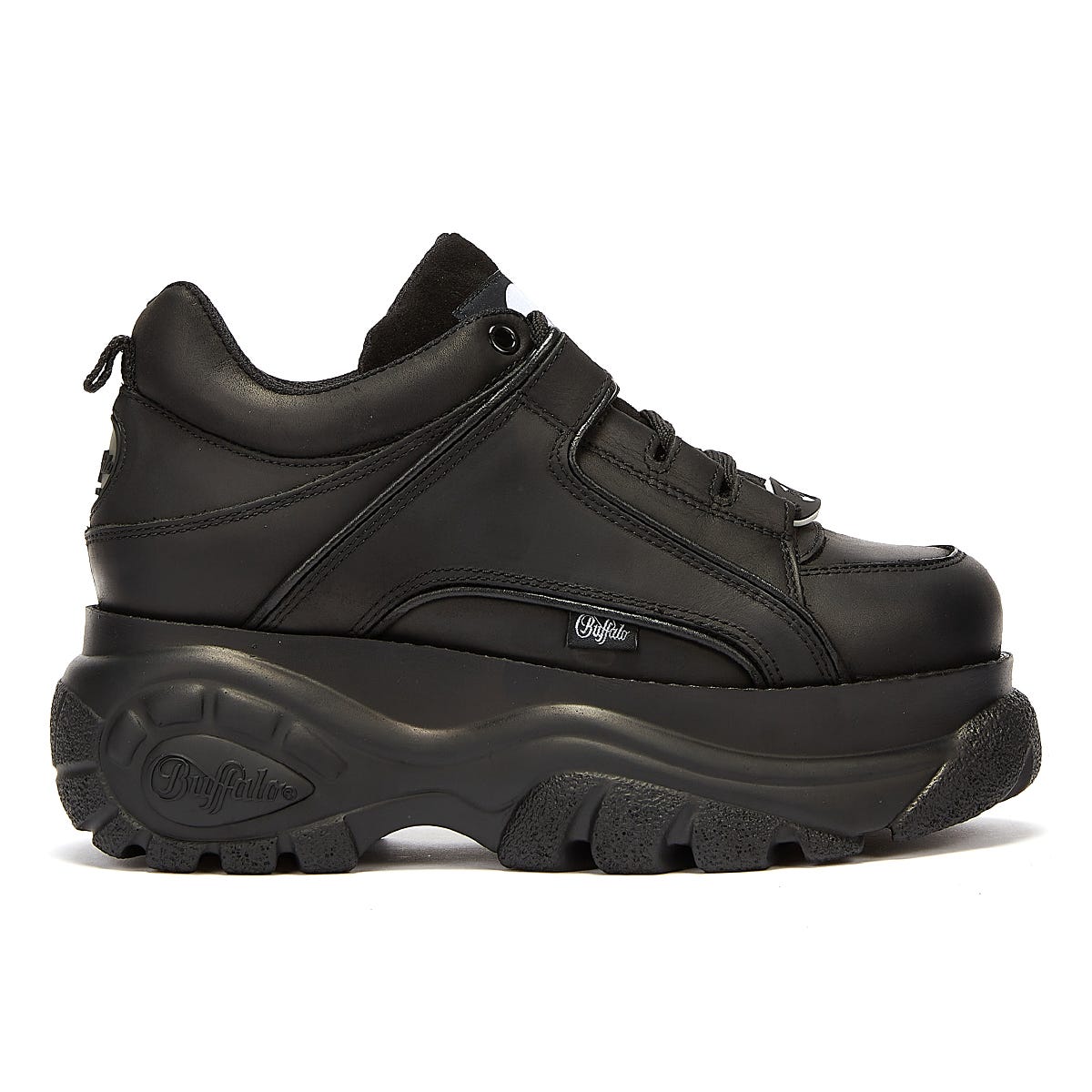 Buffalo London 1339-14 Womens Black Sneakers