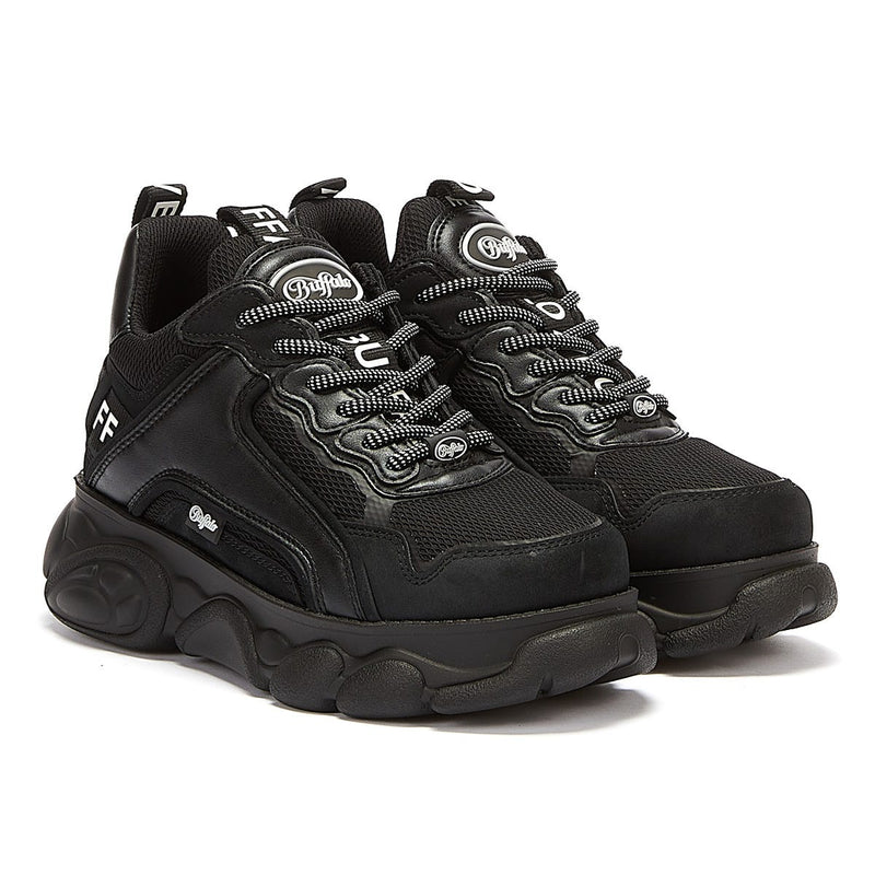 Buffalo Chai Womens Black Sneakers