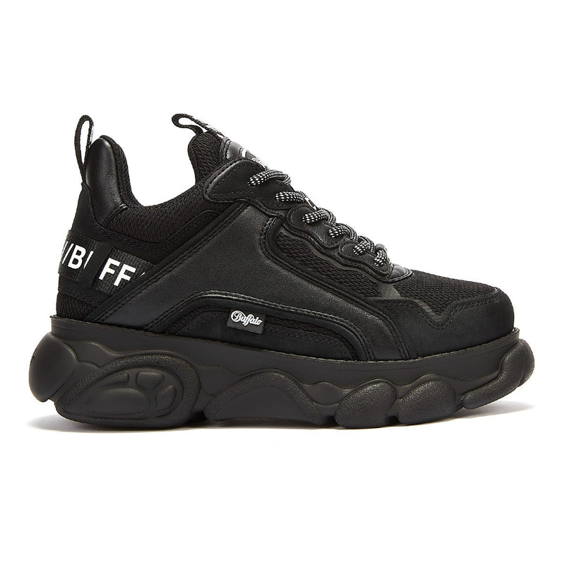 Buffalo Chai Womens Black Sneakers