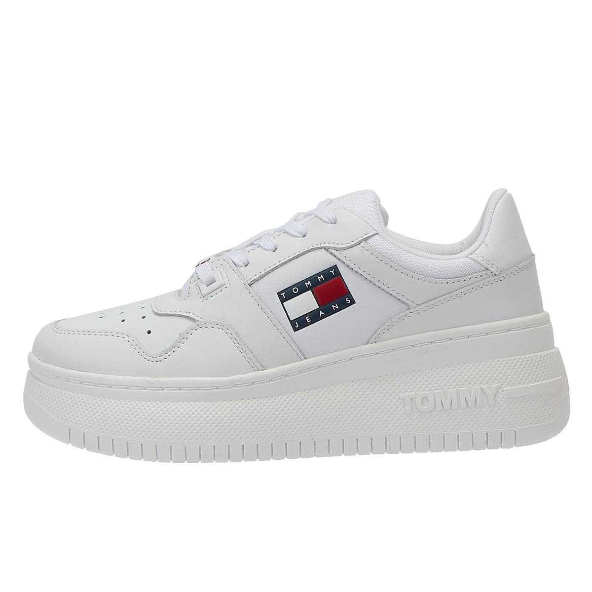 Tommy Hilfiger Tommy Jeans Basketball Platform Women's White Sneakers