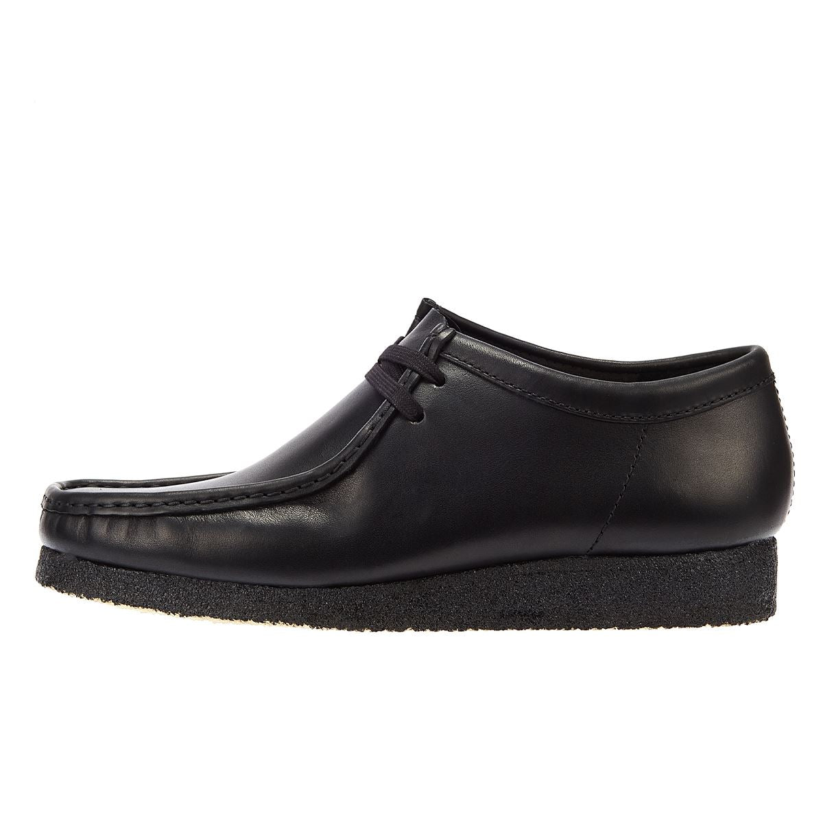 Clarks Wallabee Leather Men's Black Lace-Up Shoes