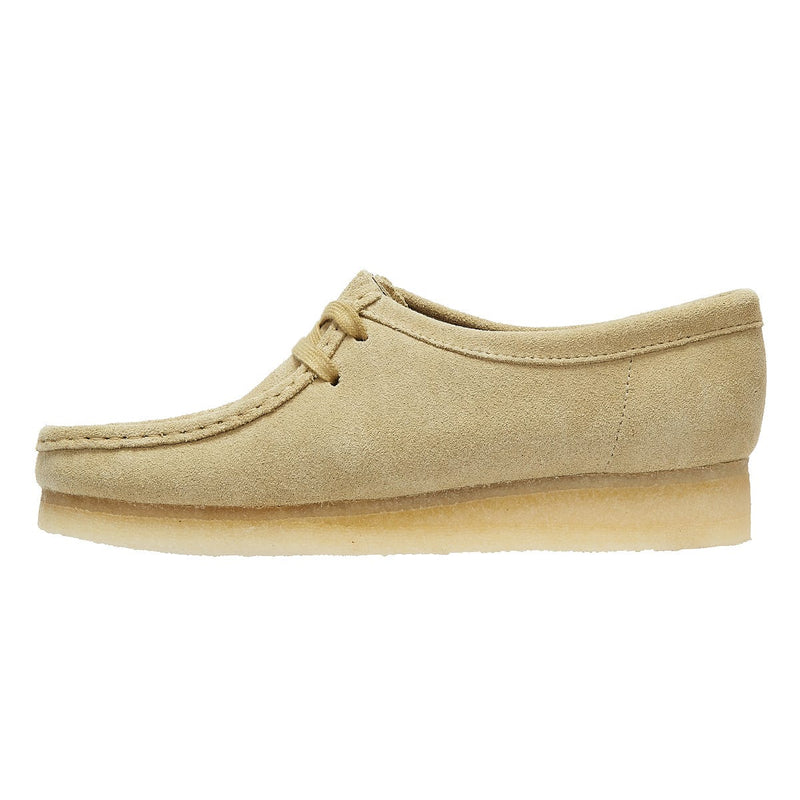 Clarks Originals Wallabee Suede Womens Beige Shoes