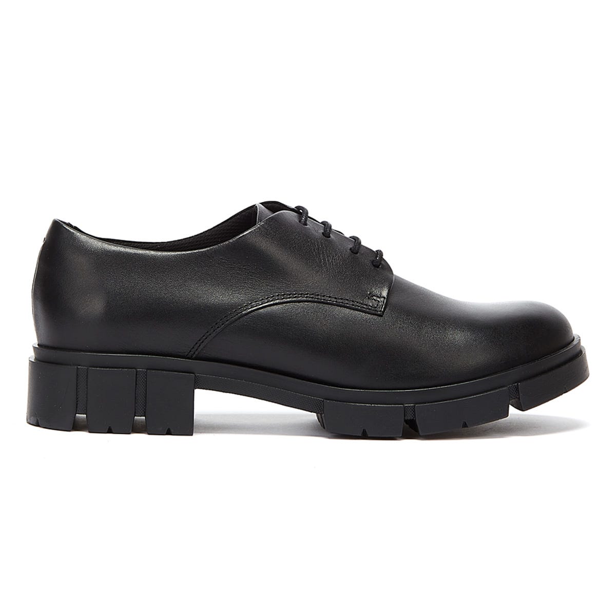 Clarks Teala Lace Leather Womens Black Shoes