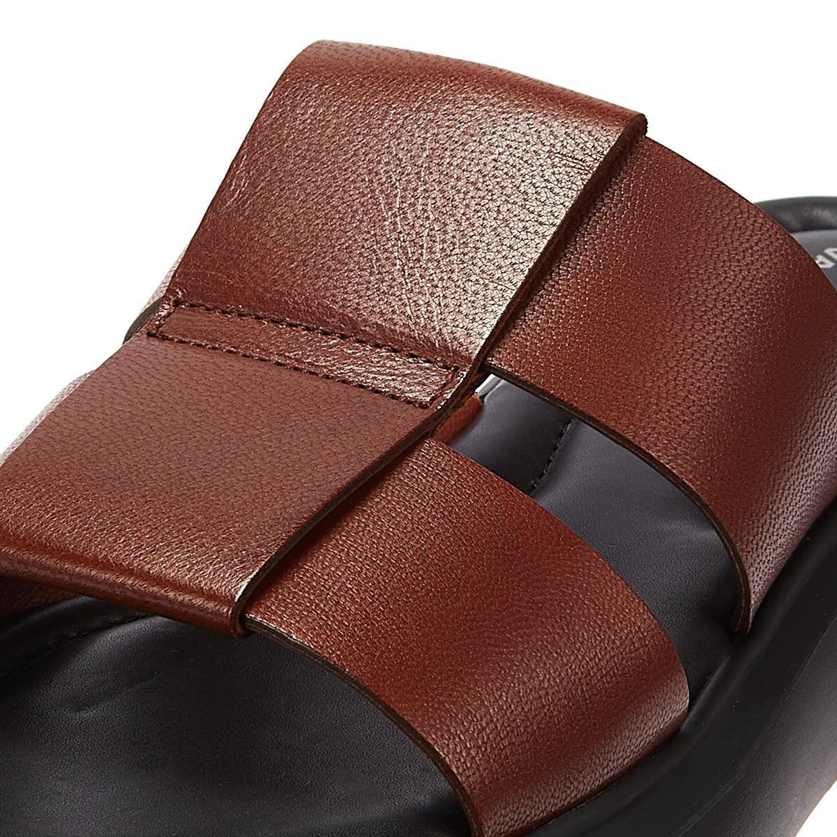 Vagabond Blenda Fish Mule Leather Cognac Women's Brown Sandal