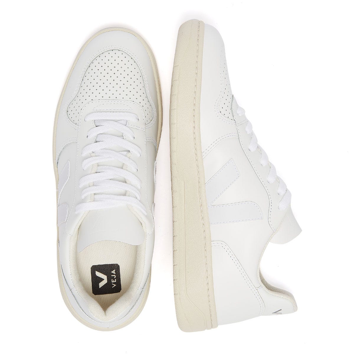 Veja V-10 Womens Extra White / White Sneakers