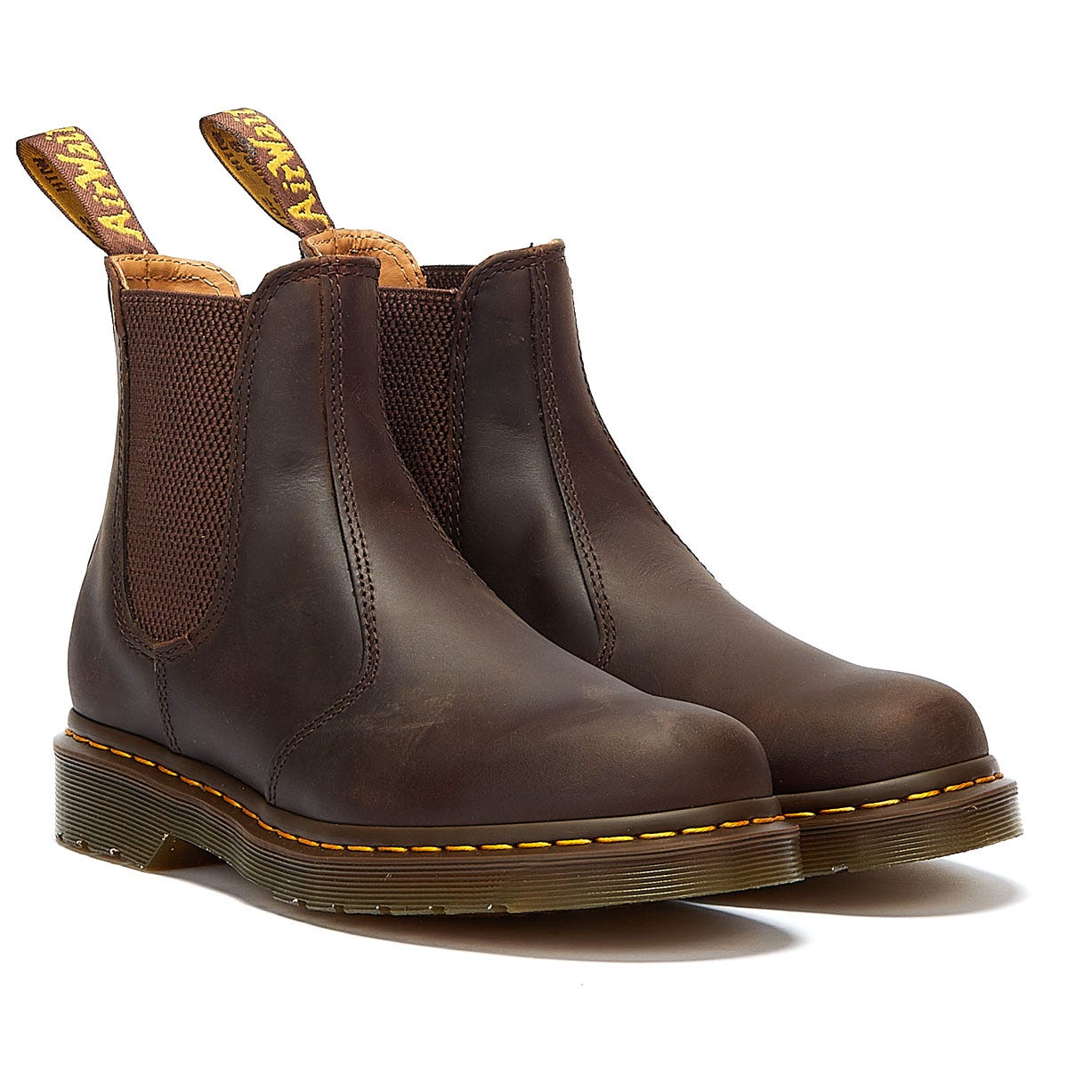Dr Marten shoes Dark Brown Mens Dr Martens Brookline Soft Chukka Boots In Brown  main image 3