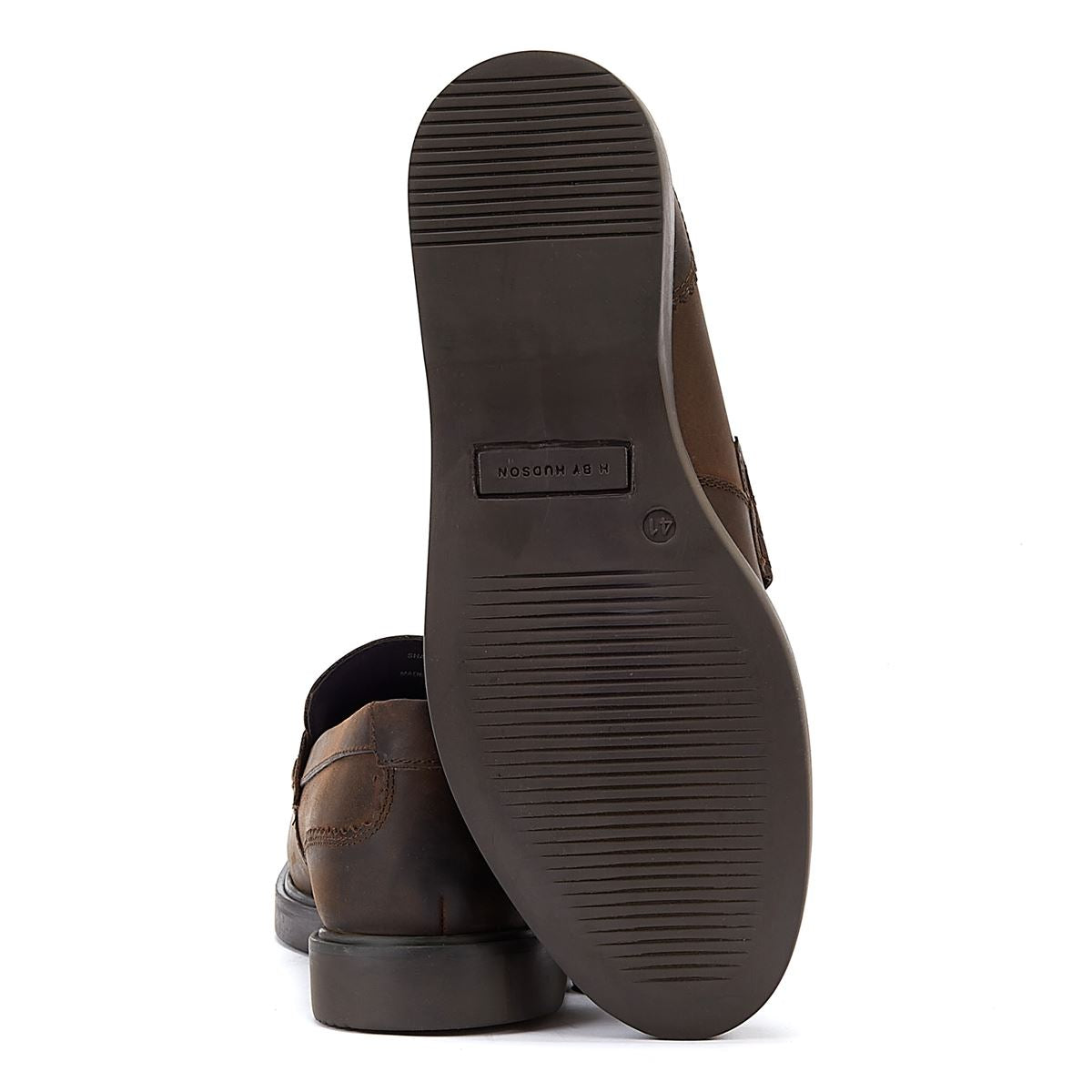 Hudson Cato Loafer Crazy Leather Men's Brown Loafers