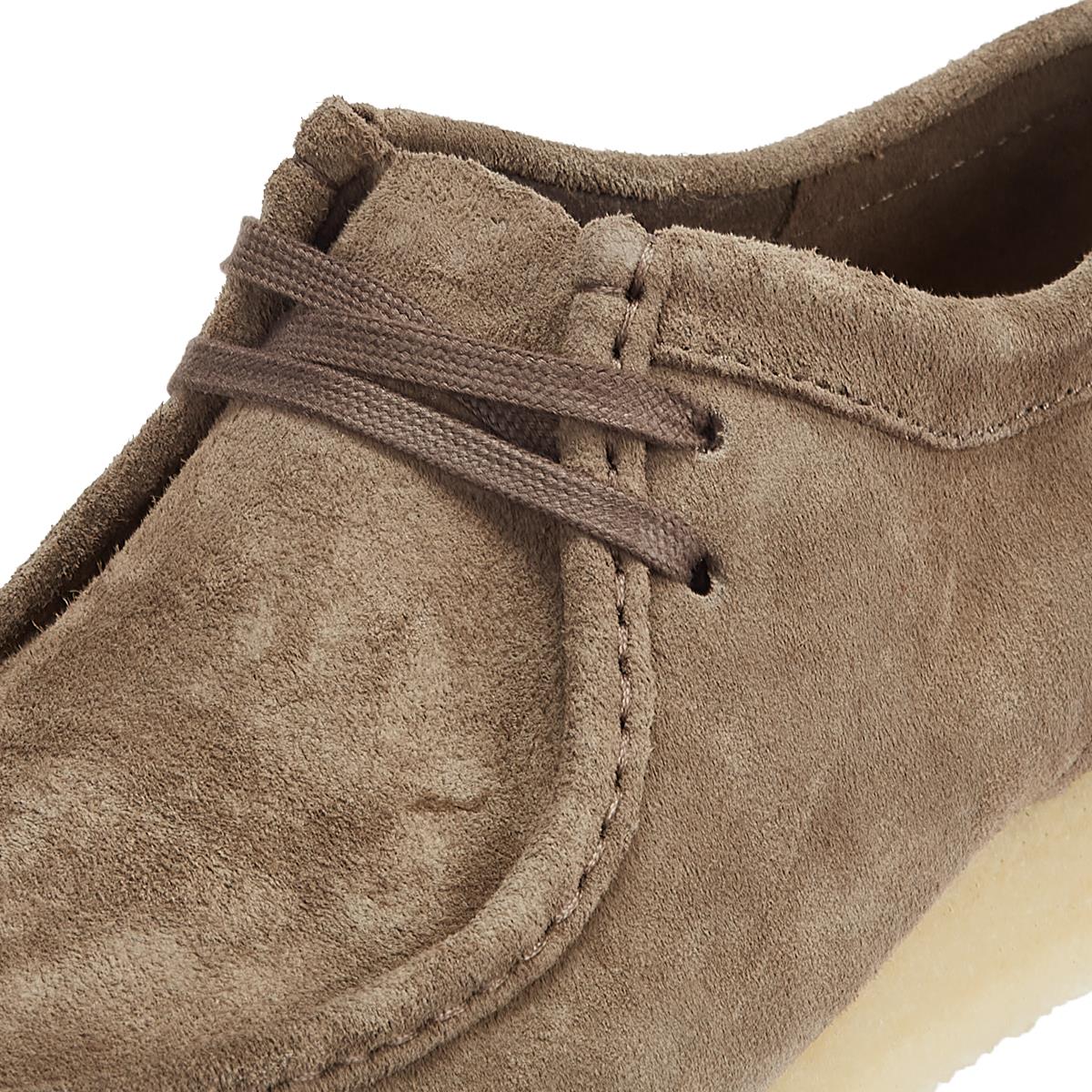 Clarks Originals Wallabee Suede Men's Grey Lace-Up Shoes