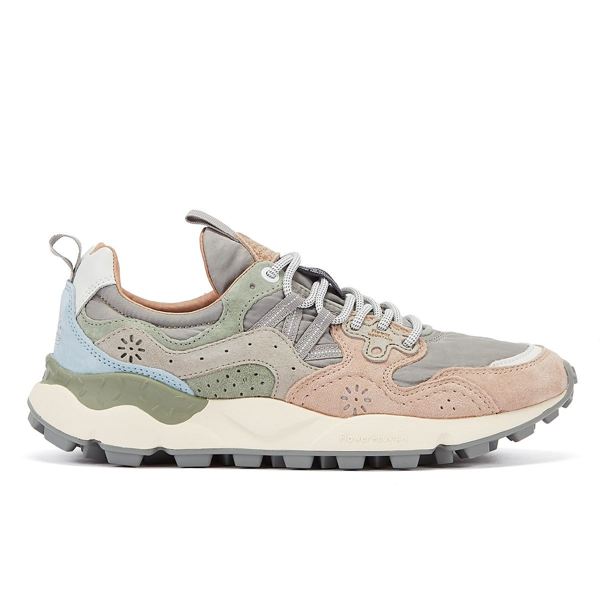 Flower Mountain Yamano 3 Uni Suede Nylon Women's Pink Sneakers