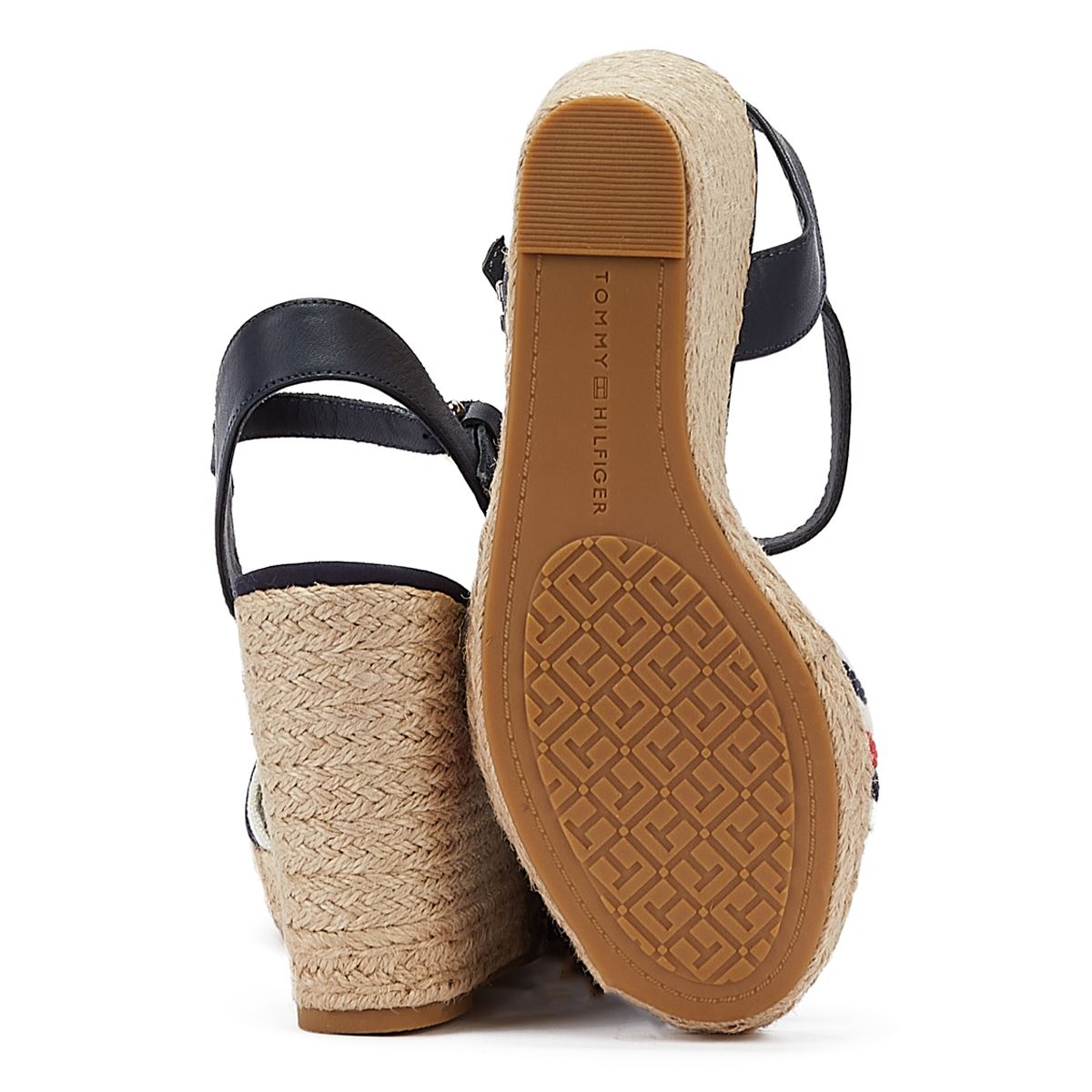 Tommy Hilfiger Corporate Wedge Women's Blue Sandal