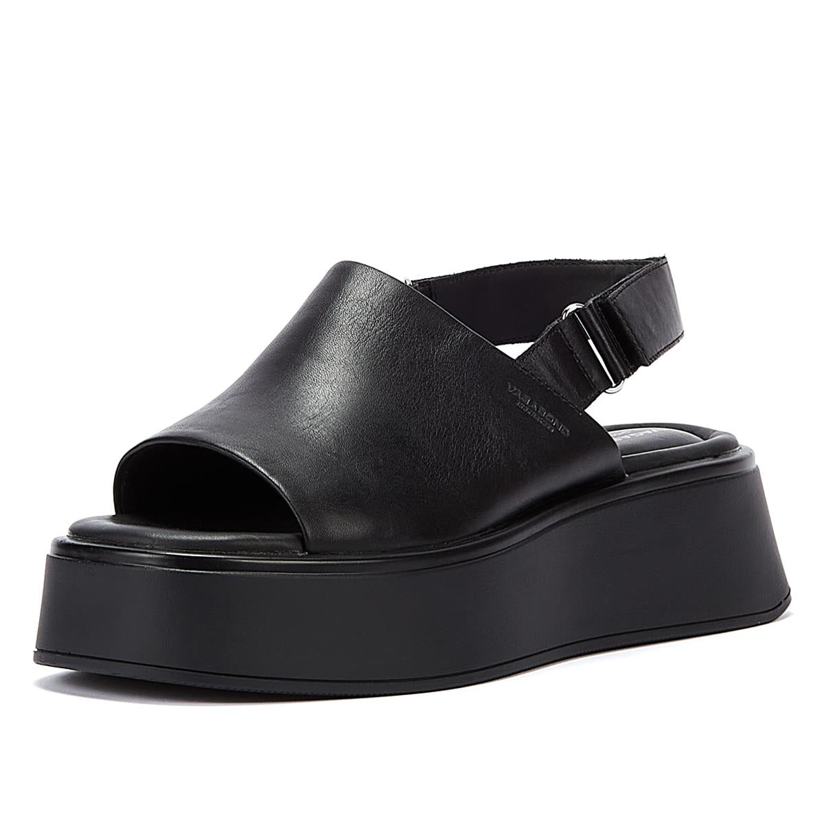 Vagabond Courtney Mule Slingback Women's Black Sandal