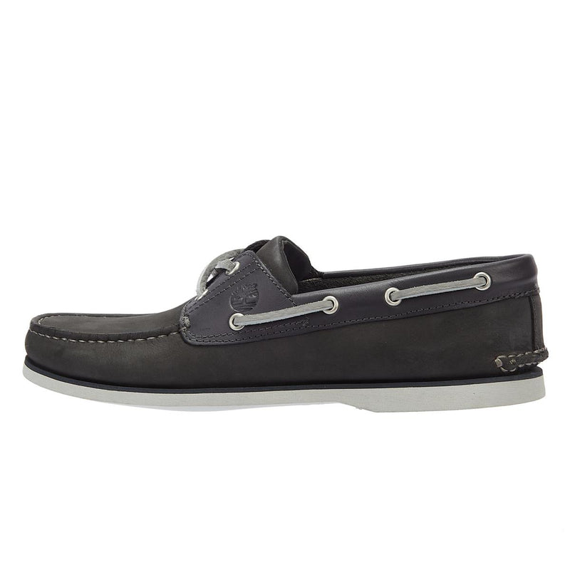 Timberland Classic 2 Eye Boat Nubuck Mens Grey Casual