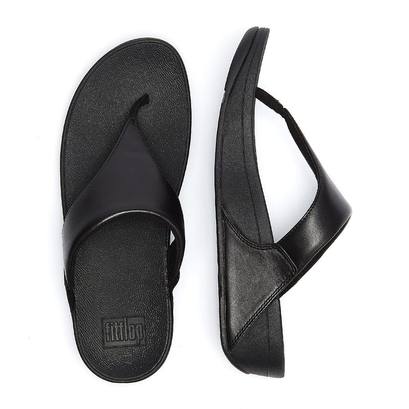 FitFlop Womens Black Lulu Sandals