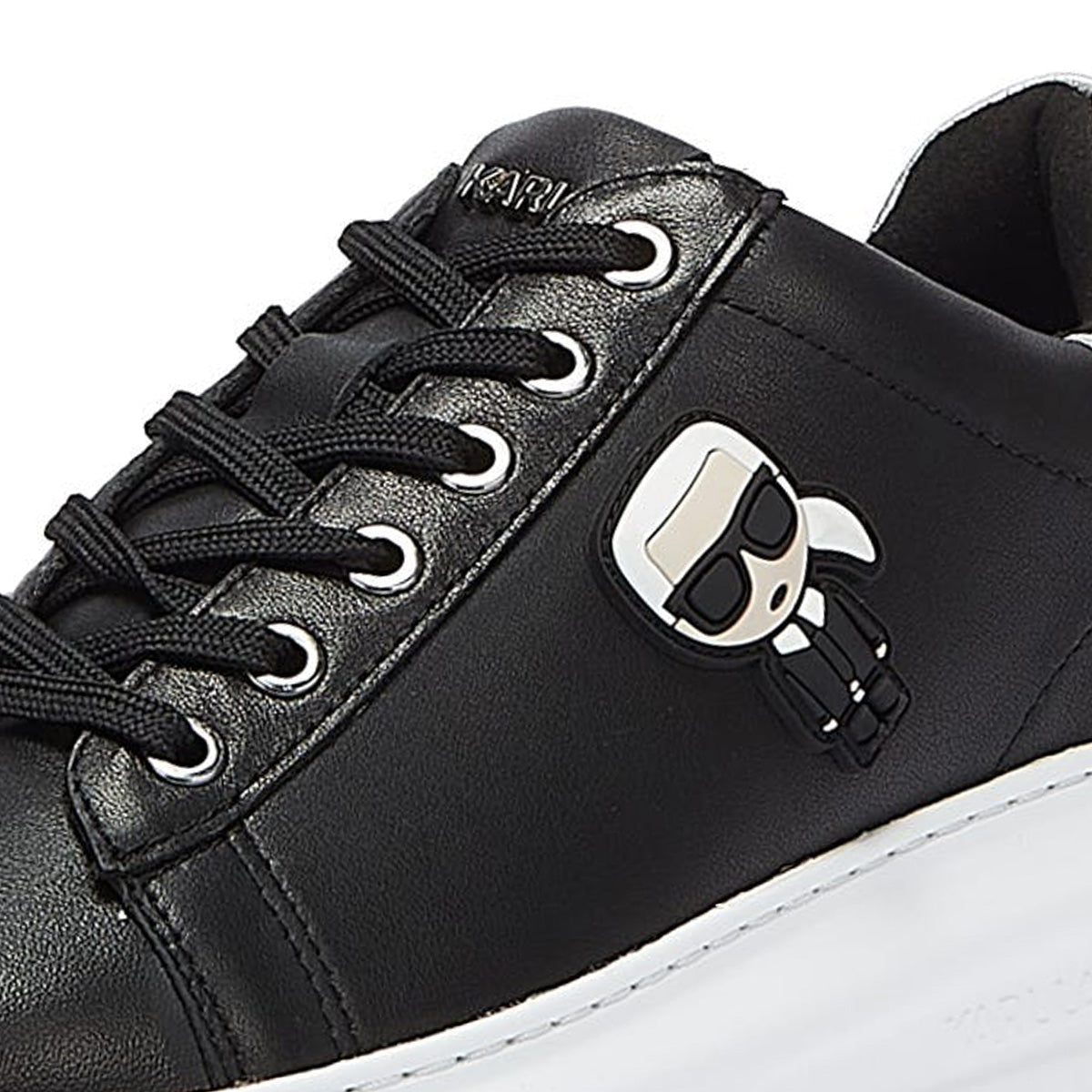 Karl Lagerfeld Kapri Karl Ikonic Womens Black Sneakers