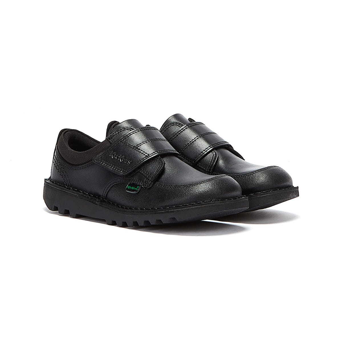 Kickers Kick Lo Scuff Junior Black Sneakers