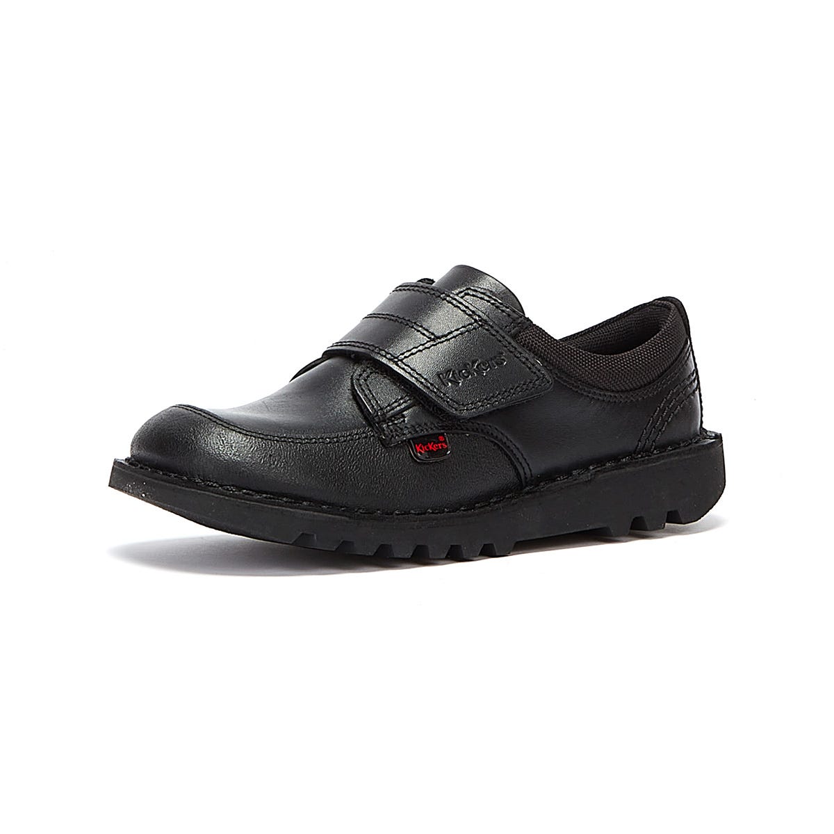 Kickers Kick Lo Scuff Junior Black Sneakers