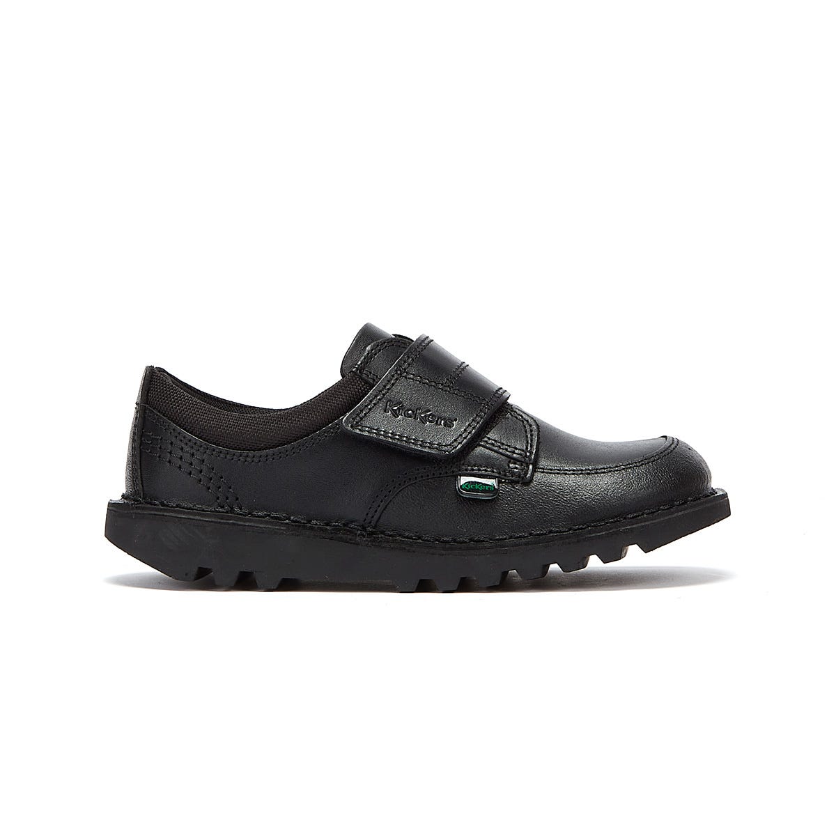 Kickers Kick Lo Scuff Junior Black Sneakers
