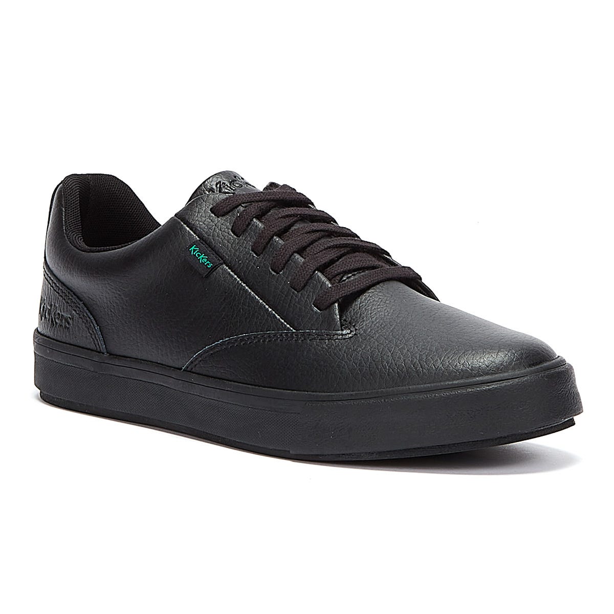 Kickers Tovni Tumble Leather Men Black Shoes
