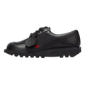 Kickers Mens Kick Lo Black Leather Shoes