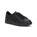 Kickers Youth Black Leather Tovni Lacer Sneakers