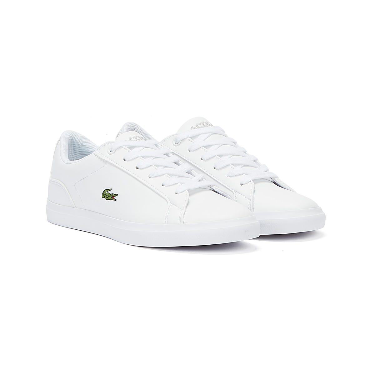 Lacoste Lerond BL 21 1 Kids White Sneakers