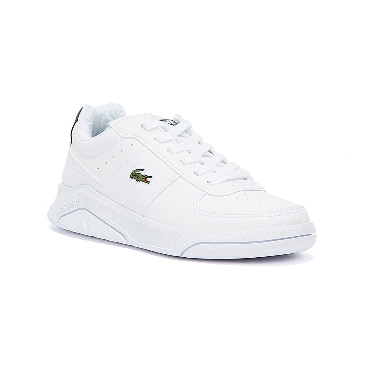 Lacoste Game Advance 0722 1 Junior White / Dark Green Sneakers