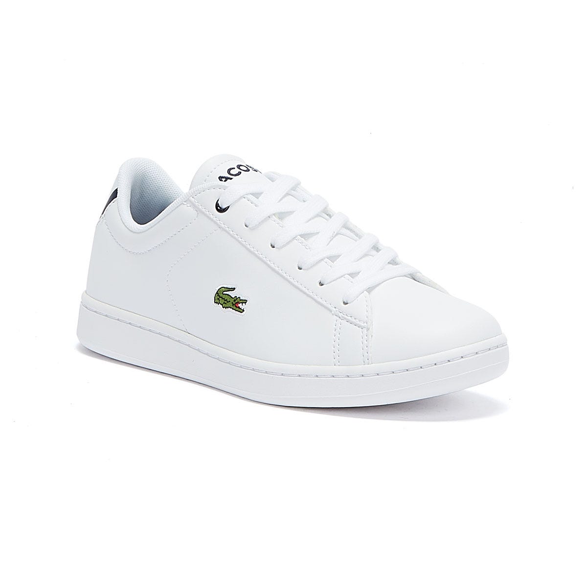 Lacoste Carnaby EVO BL 1 Junior White / Navy Sneakers