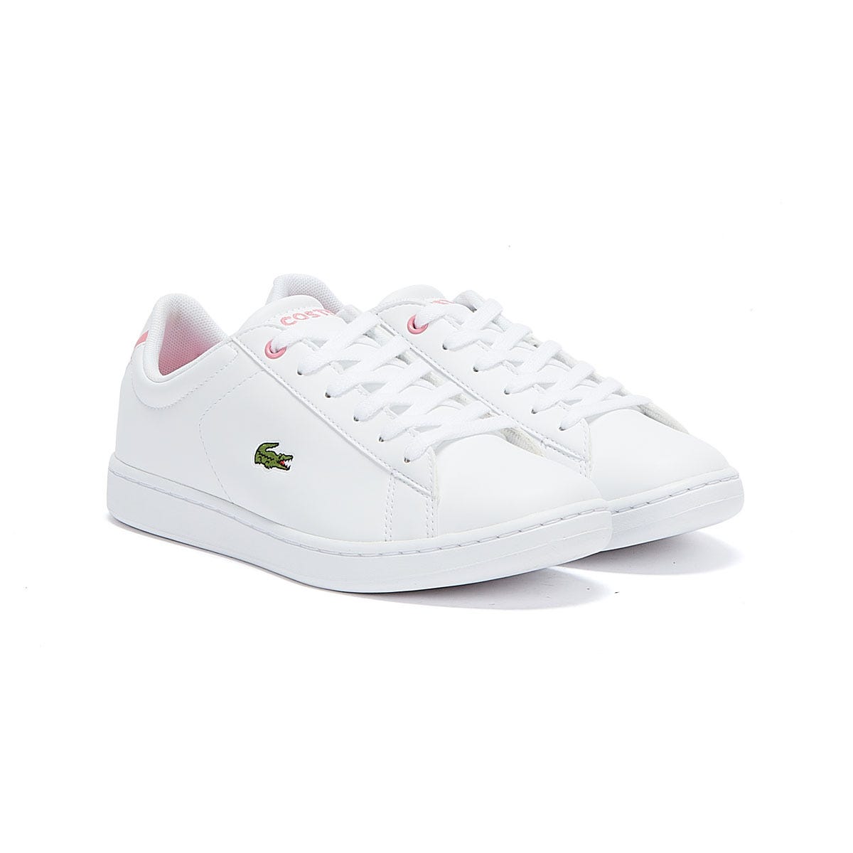 Lacoste Carnaby EVO BL 2 Junior White / Pink Sneakers
