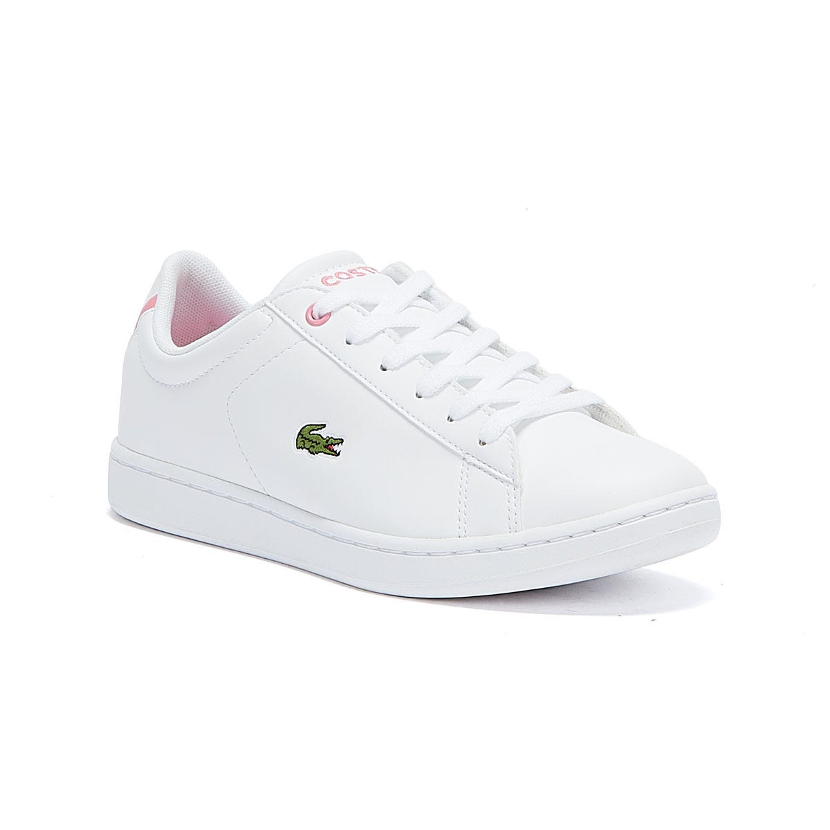 Lacoste Carnaby EVO BL 2 Junior White / Pink Sneakers