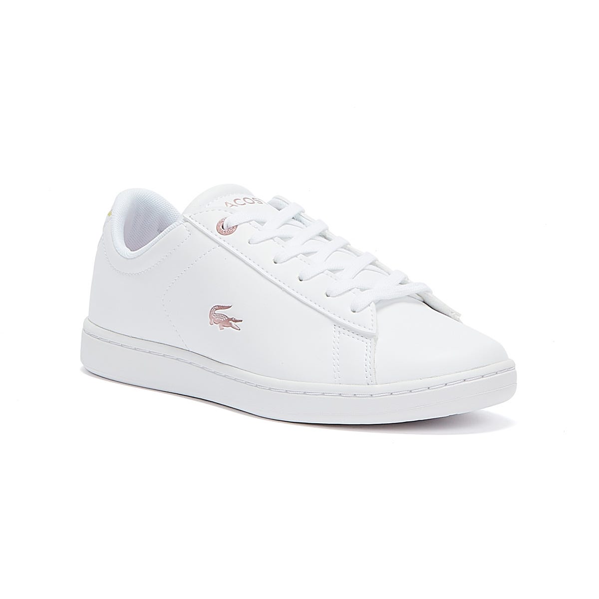 Lacoste Carnaby Evo 921 1 Junior White / Light Pink Sneakers