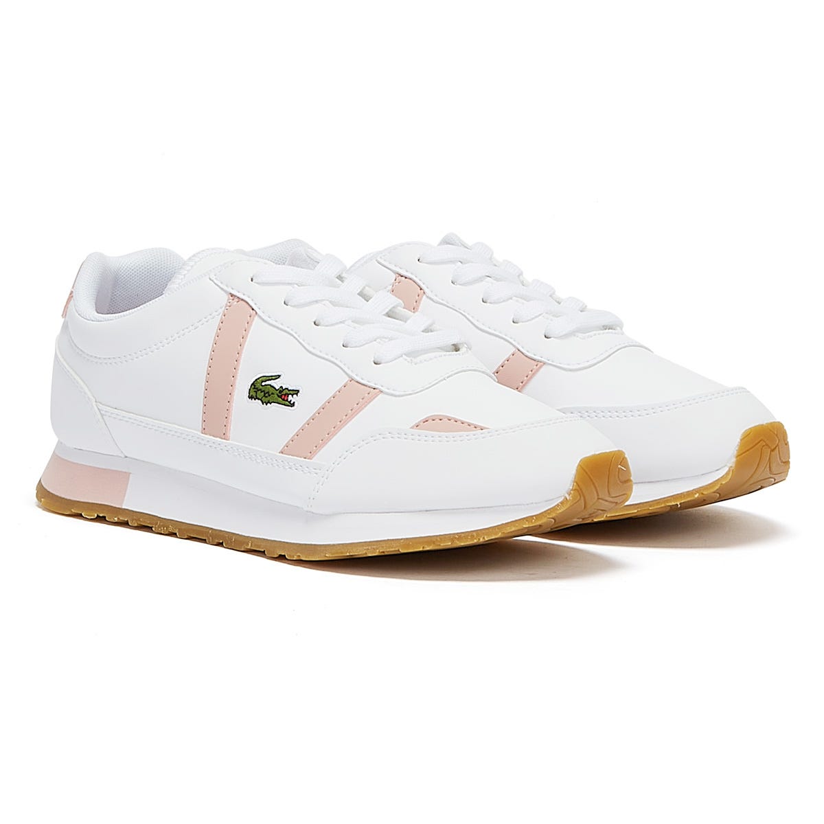 Lacoste Partner Junior White / Light Pink Sneakers