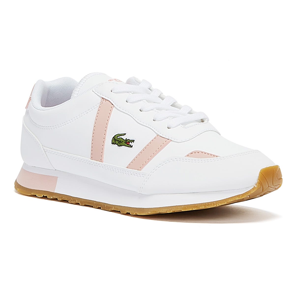 Lacoste Partner Junior White / Light Pink Sneakers