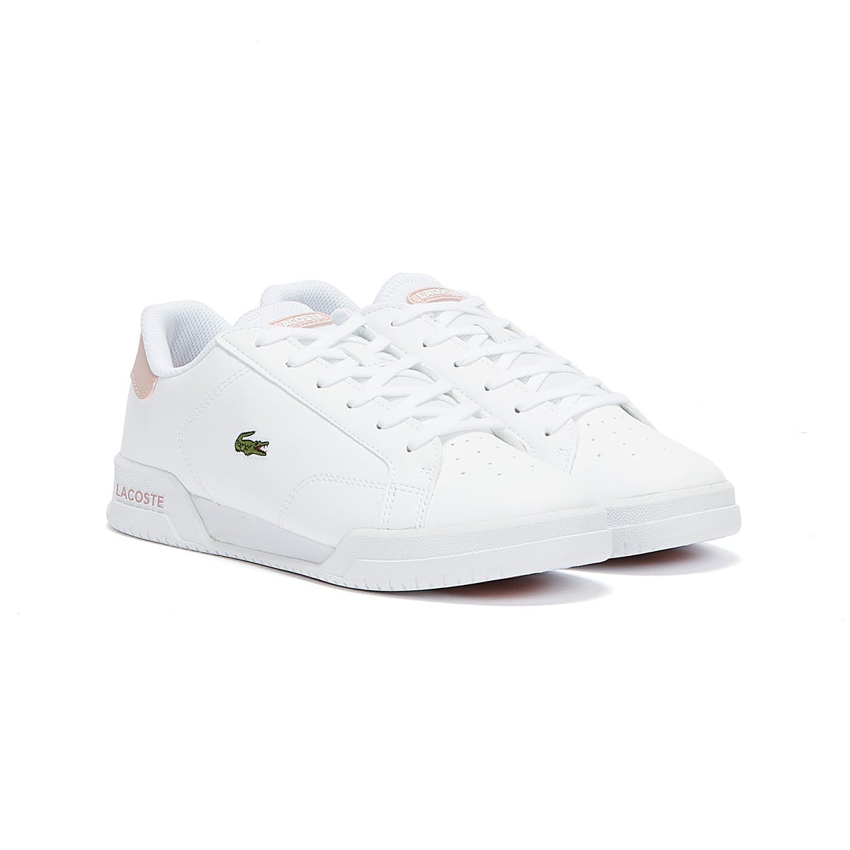 Lacoste Twin Serve Junior White / Light Pink Sneakers