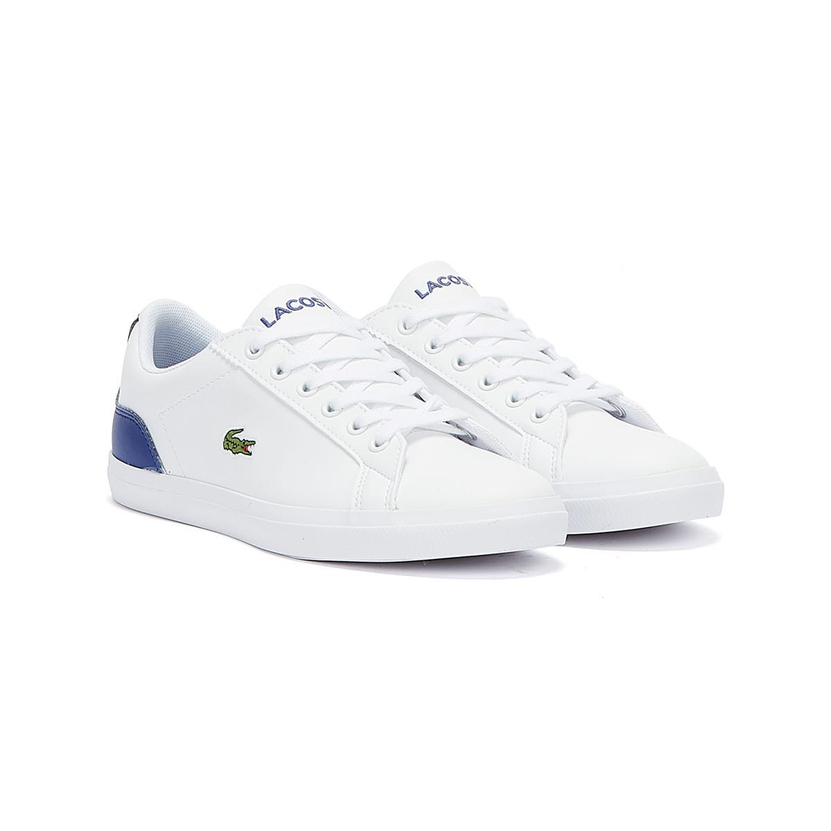 Lacoste Lerond 0722 1 Junior White / Blue Sneakers