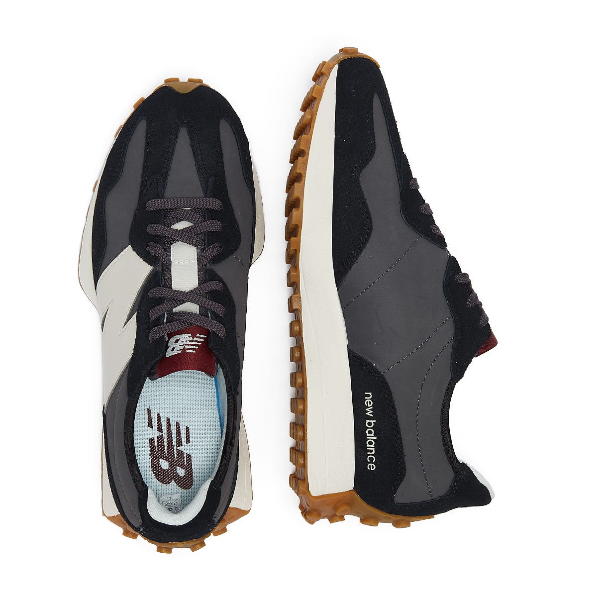 New Balance 327 Womens Black / White Sneakers