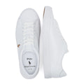 Ralph Lauren Longwood Leather White Sneakers