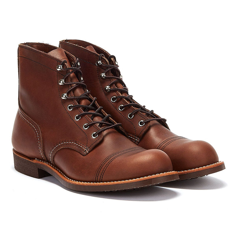 Red Wing Iron Ranger Brown Amber Mens Boots