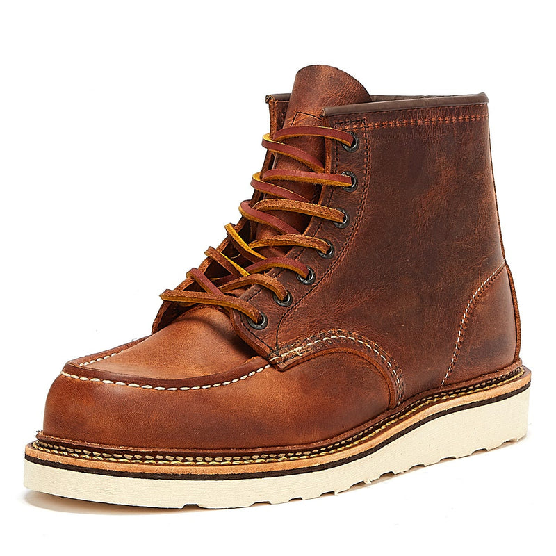 Red Wing 1907 Classic Moc Toe R&T Mens Copper Brown Boots