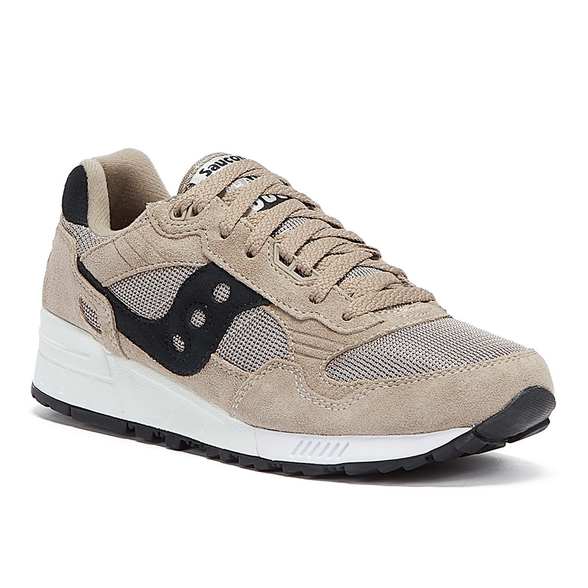 Saucony Shadow 5000 Vintag Mens Tan / White Sneakers