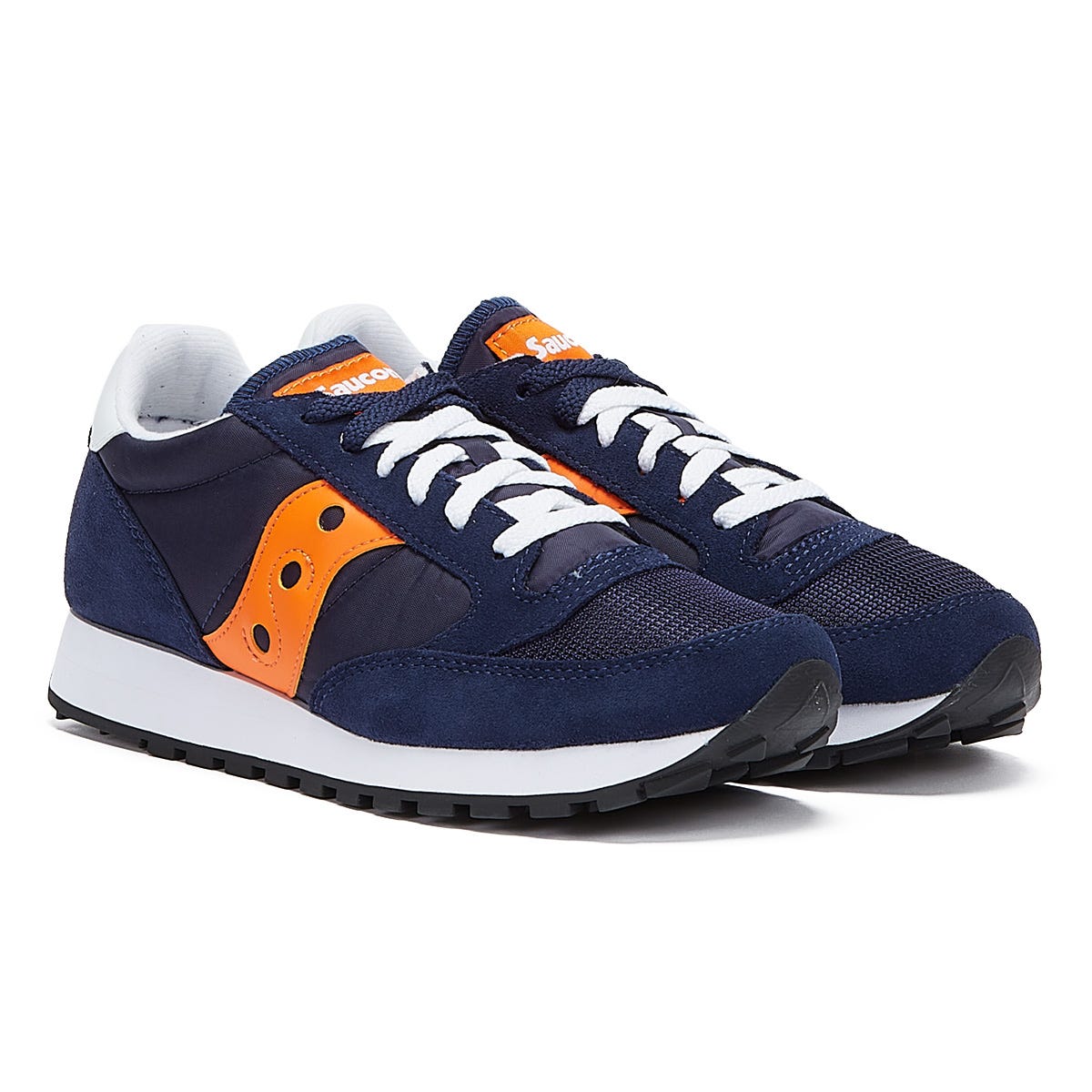 Saucony Jazz Vintage Mens Navy / Orange Sneakers