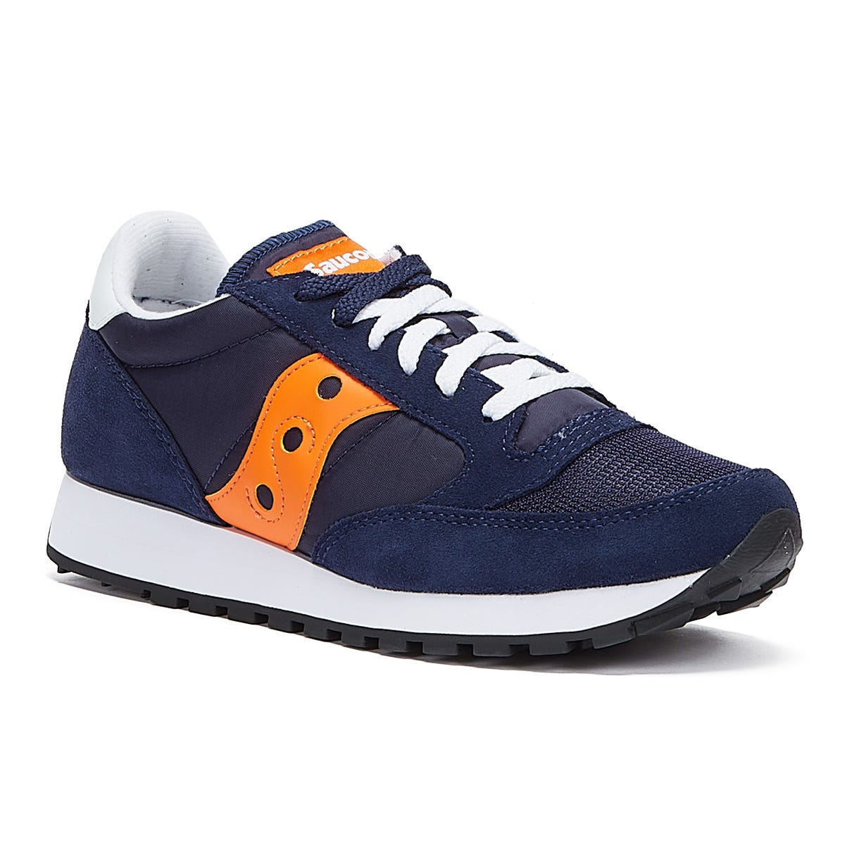 Saucony Jazz Vintage Mens Navy / Orange Sneakers