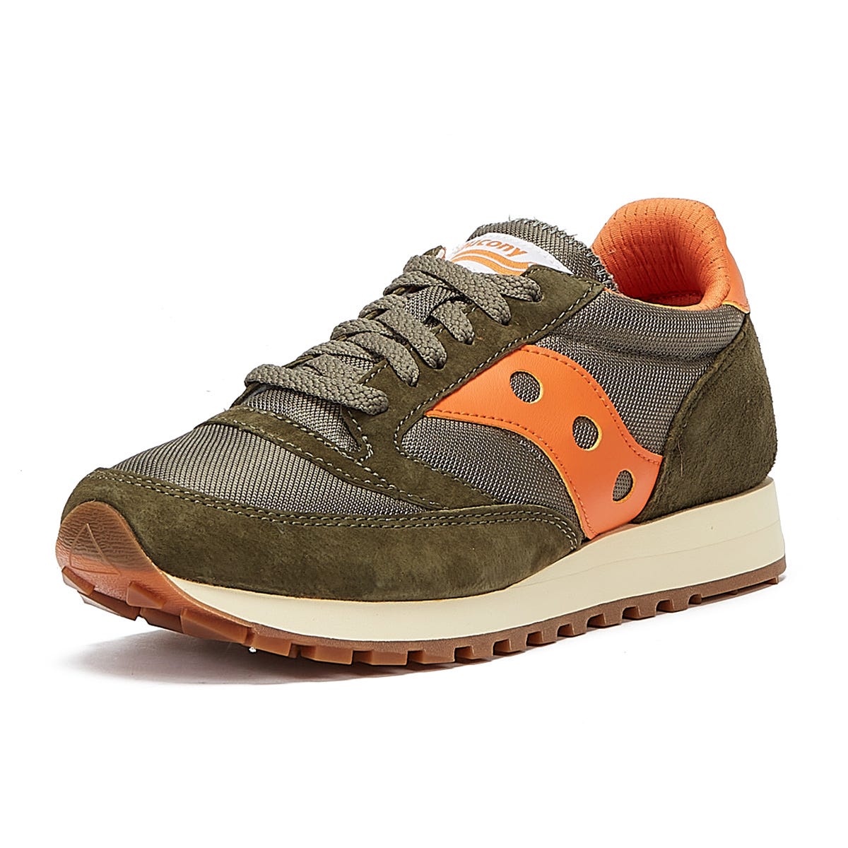 Saucony Jazz 81 Mens Green / Navy / Yellow Sneakers